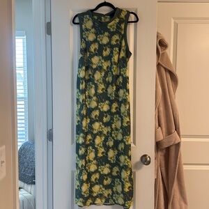 Green Floral Dress